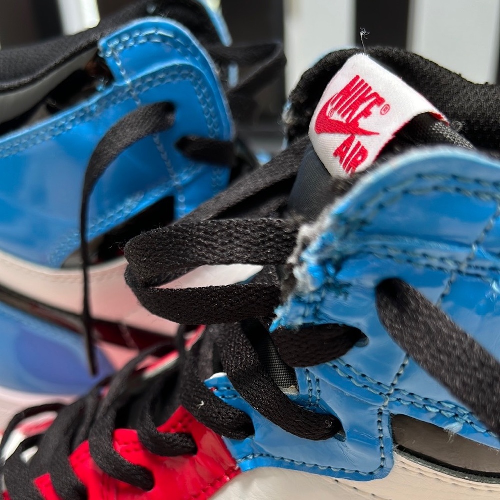 Nike Air Jordan 1 Fearless:Red, White and Blue 
US M 8.5 (CK5666-100) retro high - Picture 13 of 14